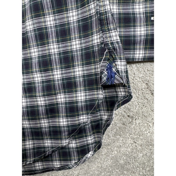 Polo Ralph Lauren Green / Yellow Plaid‎ Dress Shirt Sz 18.5 Slim Fit NWT $148 - Picture 6 of 12